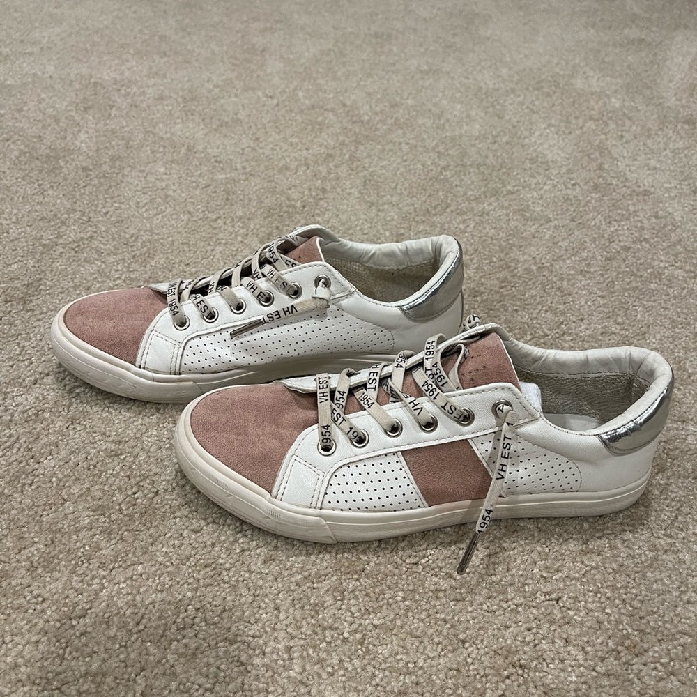 Vintage Havana Dina Blush and White Sneakers